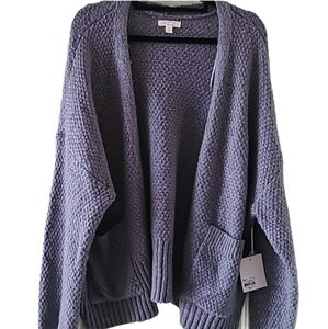 LC LAUREN CONRAD WOMEN'S FRONT BUTTON CARDIGAN SIZE LARGE